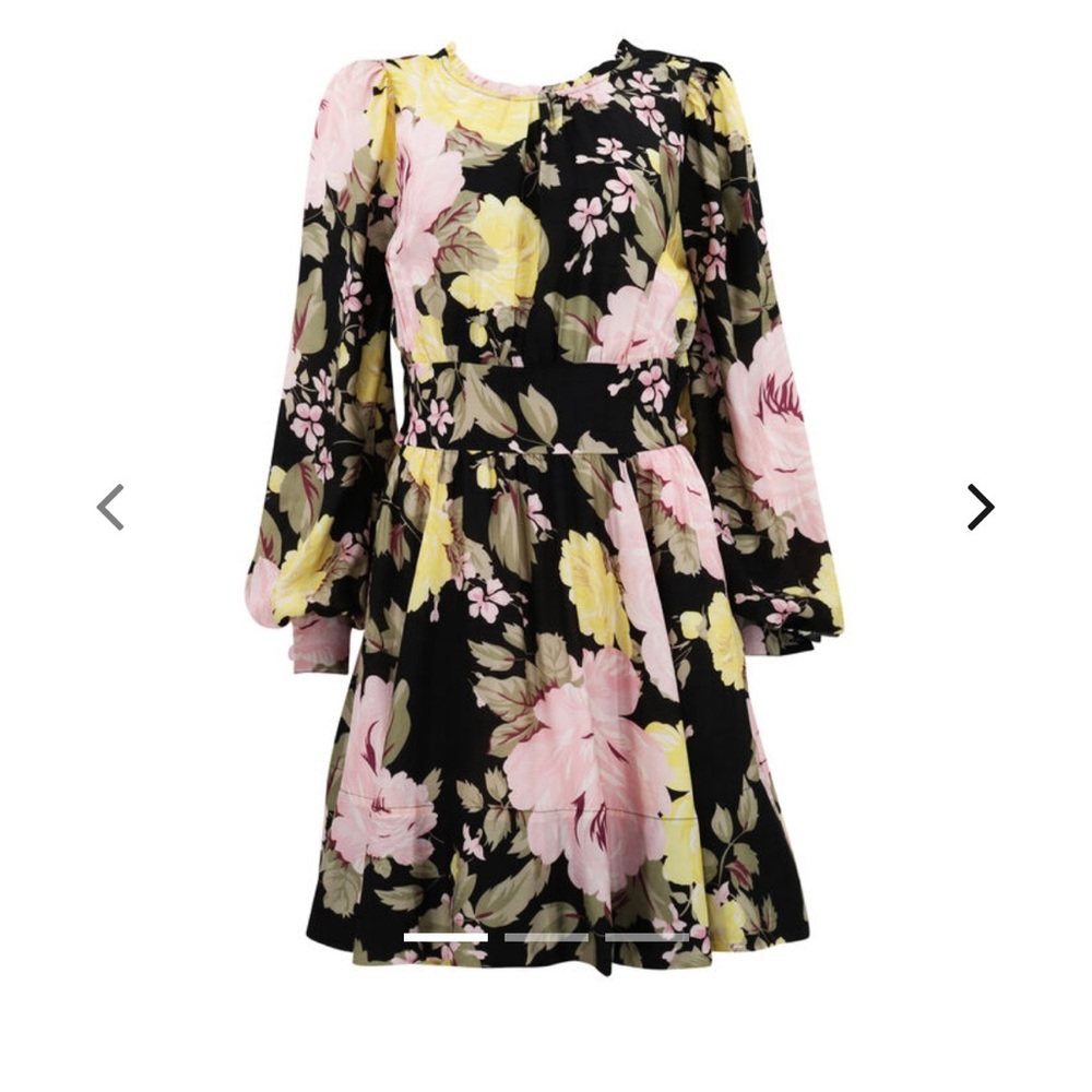BYTIMO - Floral Viscose Tieband Dress